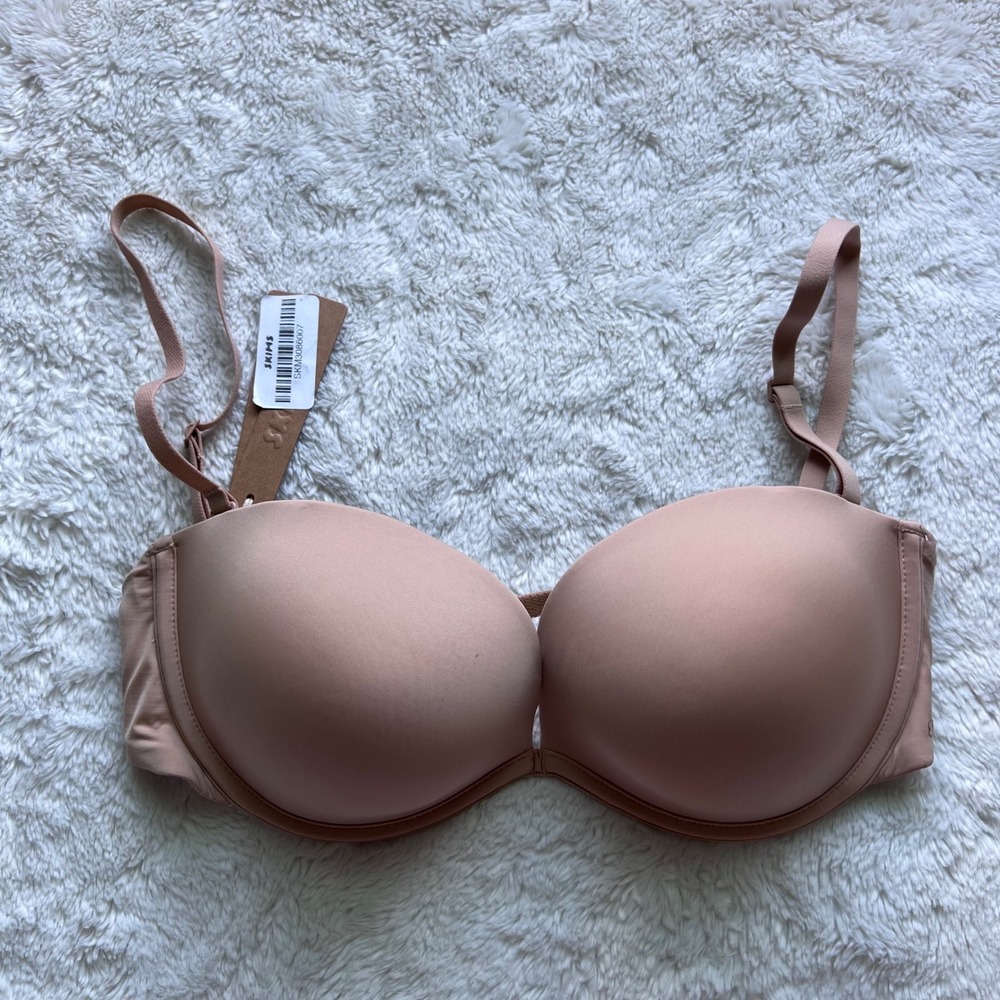 Skims Women's Multi-Way Underwire Bra Clay Tan Beige Size 32DD ST-STP-5942W NEW - Picture 3 of 12